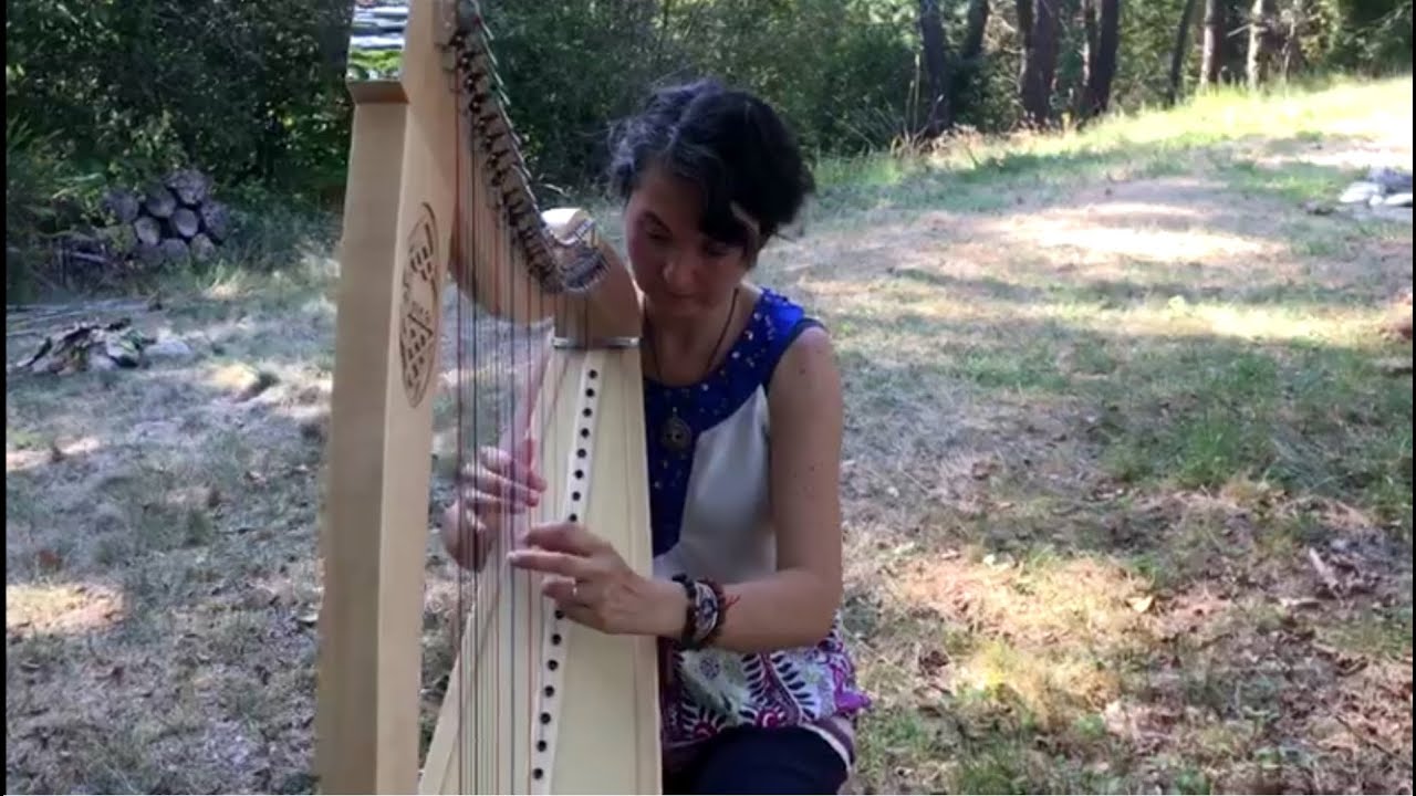 Improvisation au bord du lac de jade - harpe