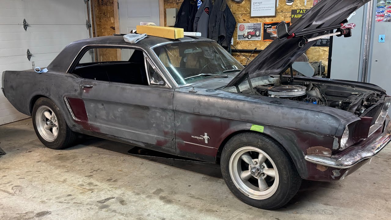 16 x 8” Torque Thrust (Vintage 45) wheels on my 1965 Mustang