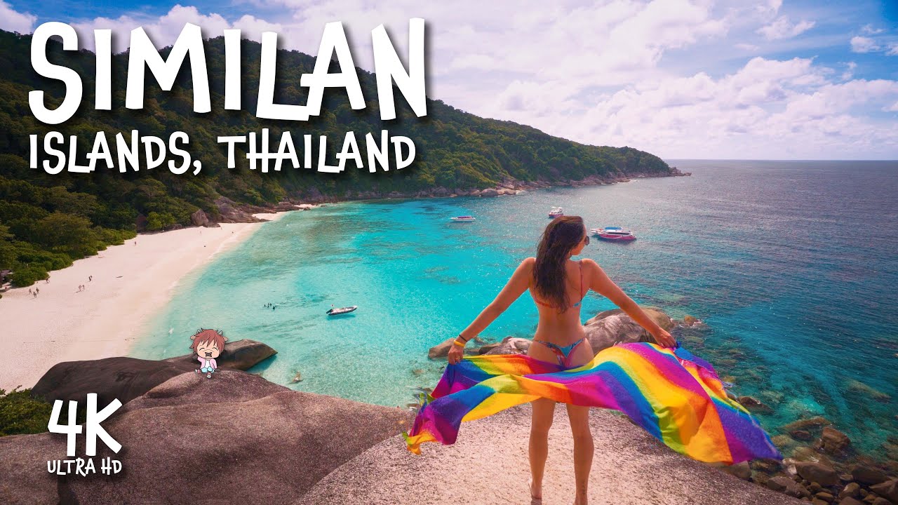 Amazingly Beautiful SIMILAN ISLANDS! Thailand 4K Relaxing Tour