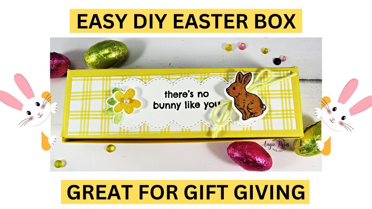 The Perfect DIY Easter Bunny Box for gift giving- Easy Step by Step Tutorial!