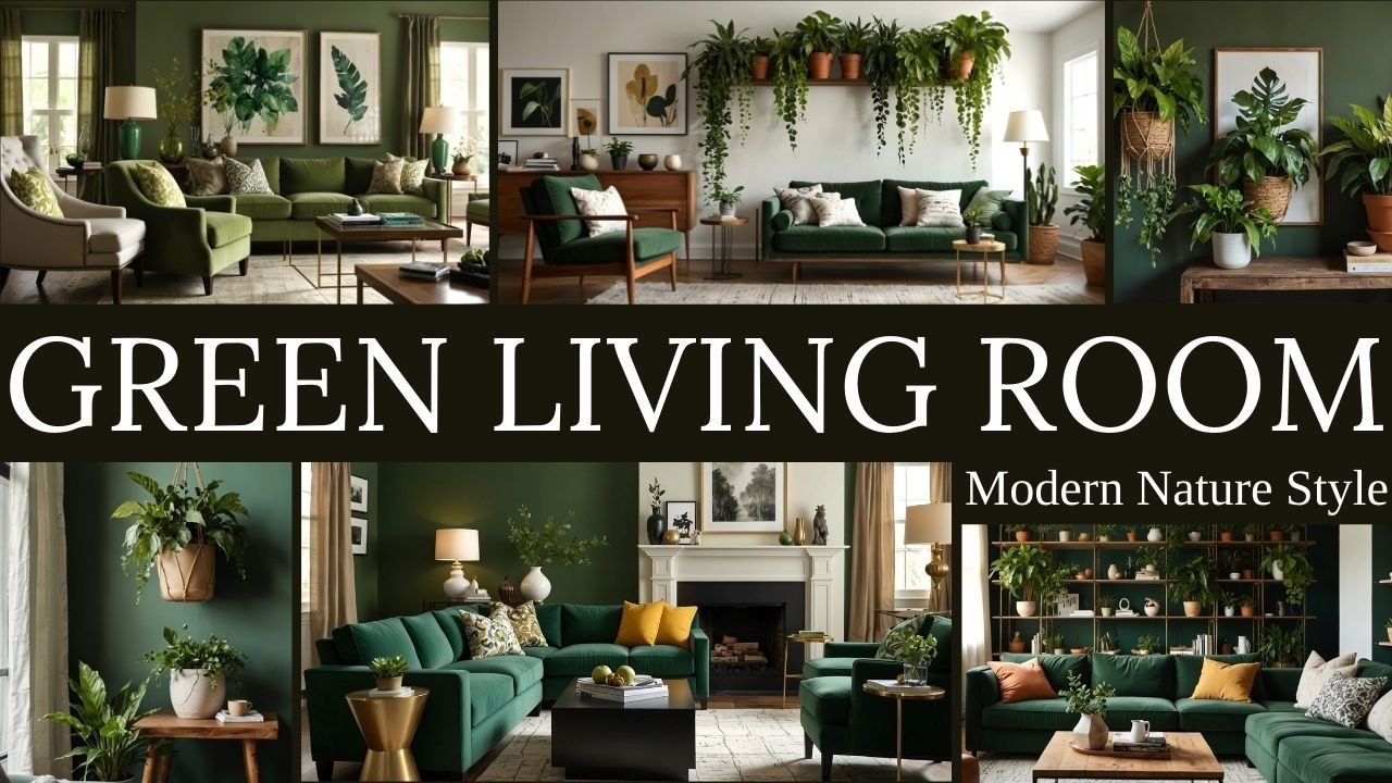 55+ Green Living Room Decor Ideas | Refreshing & Stylish Inspiration