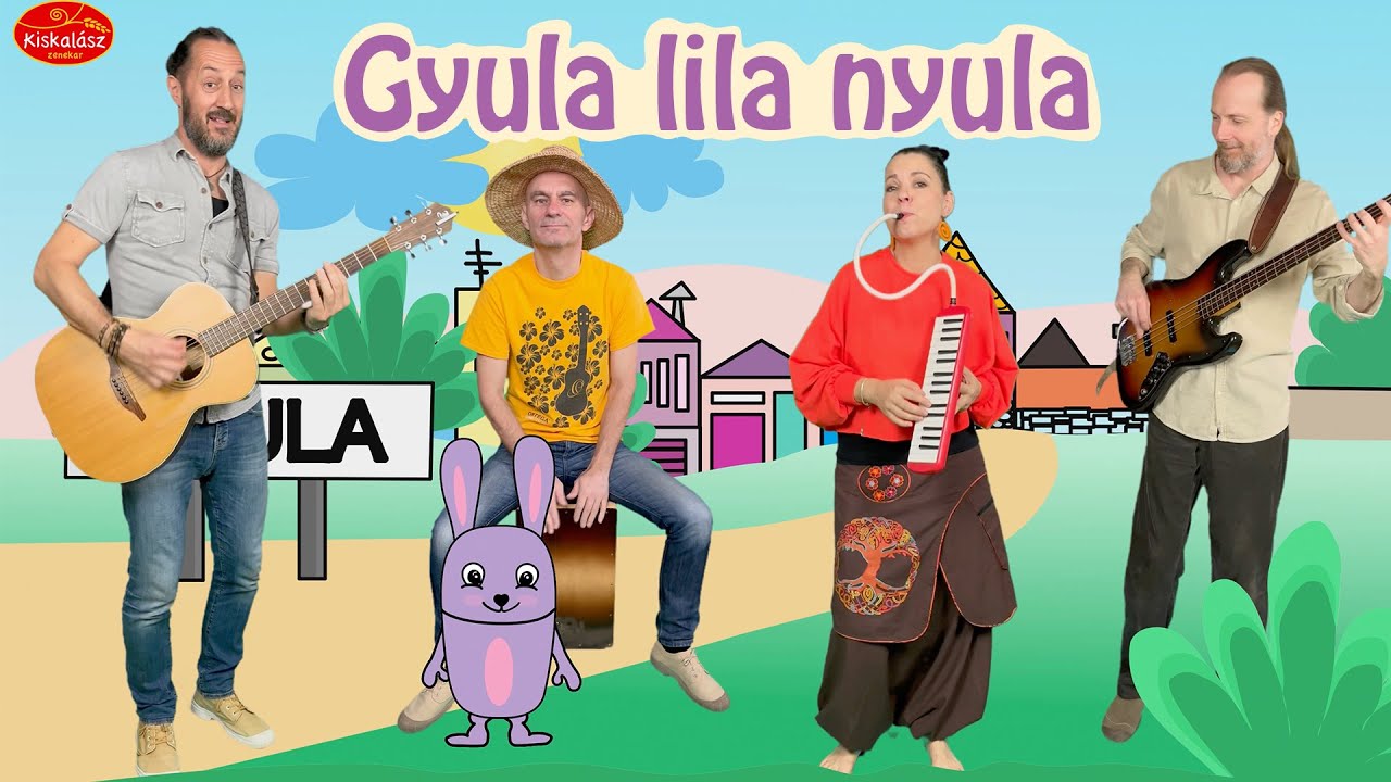 Kiskalász - GYULA LILA NYULA - animáció, gyerekdal #kiskalász