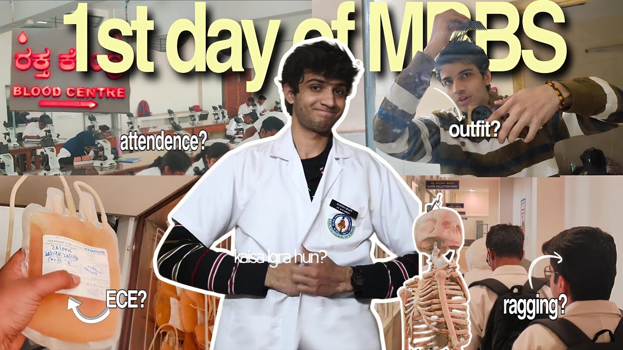 1ST DAY OF MBBS🩺🥼 - VLOG | RAGGING & MY EXPERIENCE💀 | MED SCHOOL 