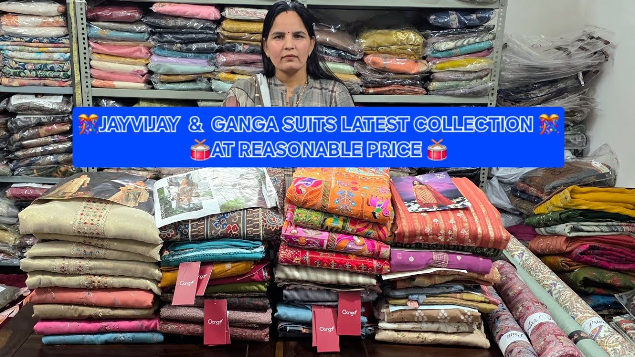 🎊GANGA SUITS AND JAYVIJAY SUITS LATEST COLLECTION AT LOWEST PRICE 🎊ALL BRANDED SUITS SALE 👌 