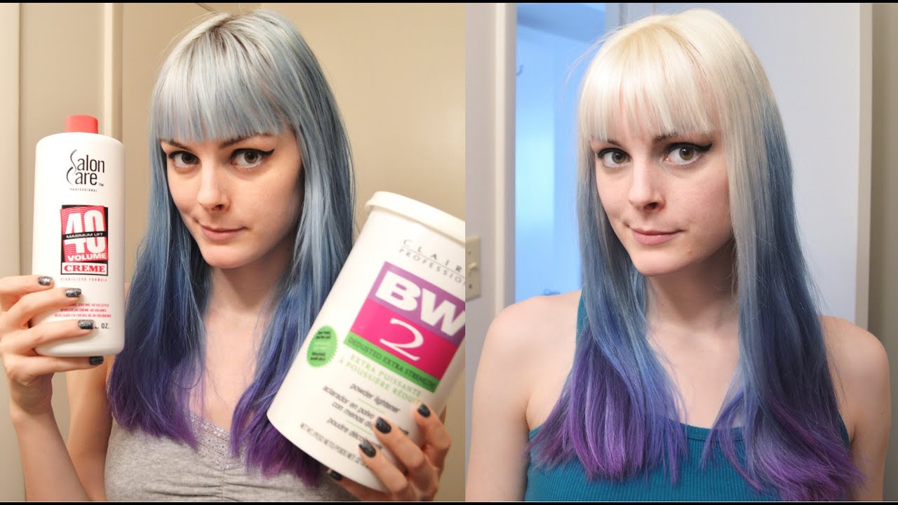 How to Bleach Hair White! Bleaching Tutorial