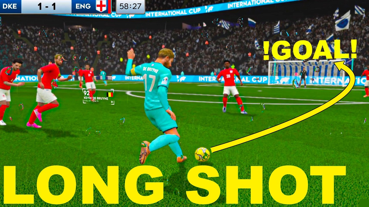 DLS26 🔥How To Score Long Range Goals in DLS 26 | Dream League Soccer 2026