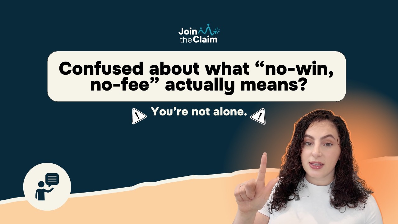 A Quick Guide to No-Win, No-Fee Agreements | Join the Claim Explains