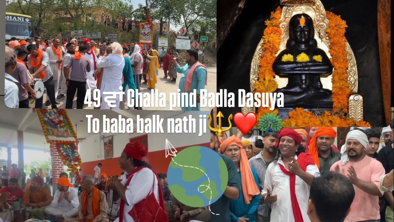 Baba balk nath ji 🦚❤️🔱sang pind Badla 2k25 🧿🔱❤️must watch full with joy 🤩 #trending #viralvideo