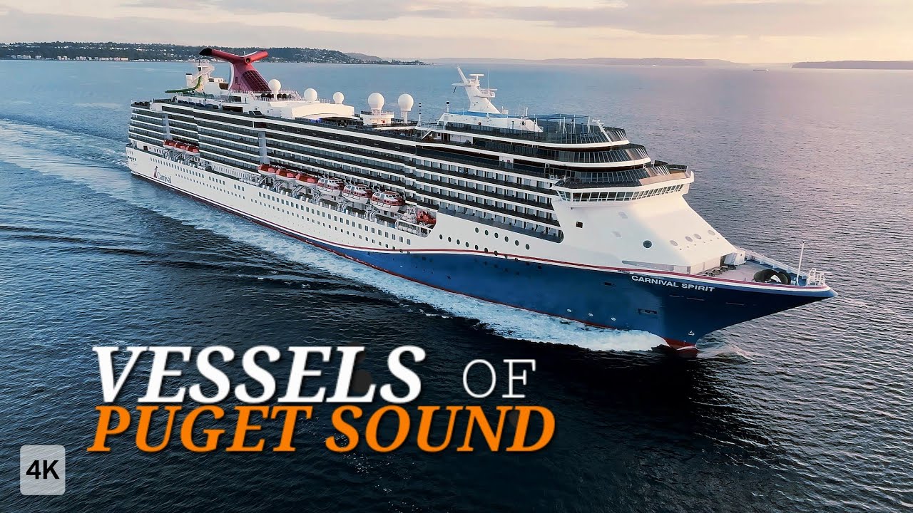Puget Sound Watercrafts | 2 Hours of Relaxation, Ferries, Cruise Ships, Sail boats, Water Taxis...