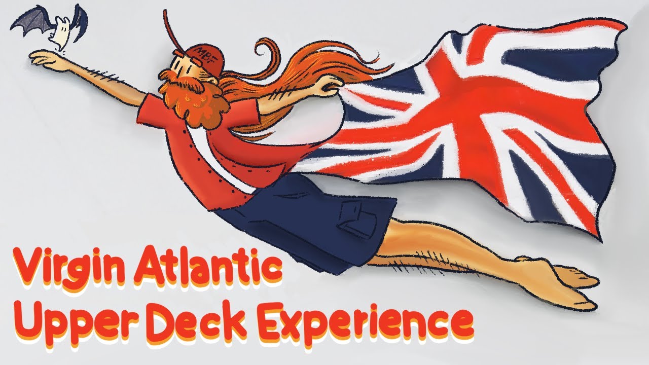 Virgin Atlantic 747 Full Flight Experience (Orlando - Glasgow) Upper Deck!