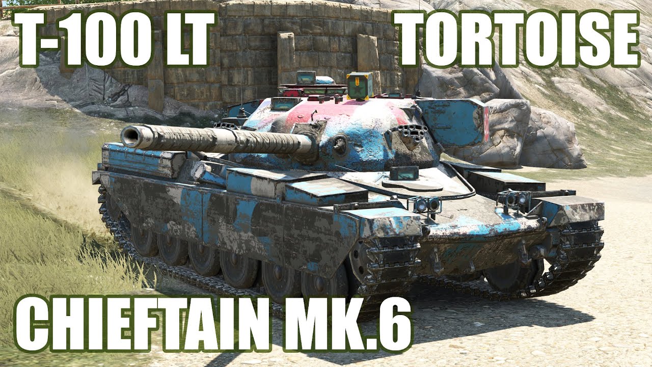 Chieftain MK.6, T-100 LT & Tortoise ● WoT Blitz