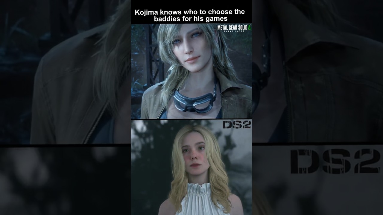 Kojima knows who to choose the girls for his games #deathstranding2 #mgsdelta