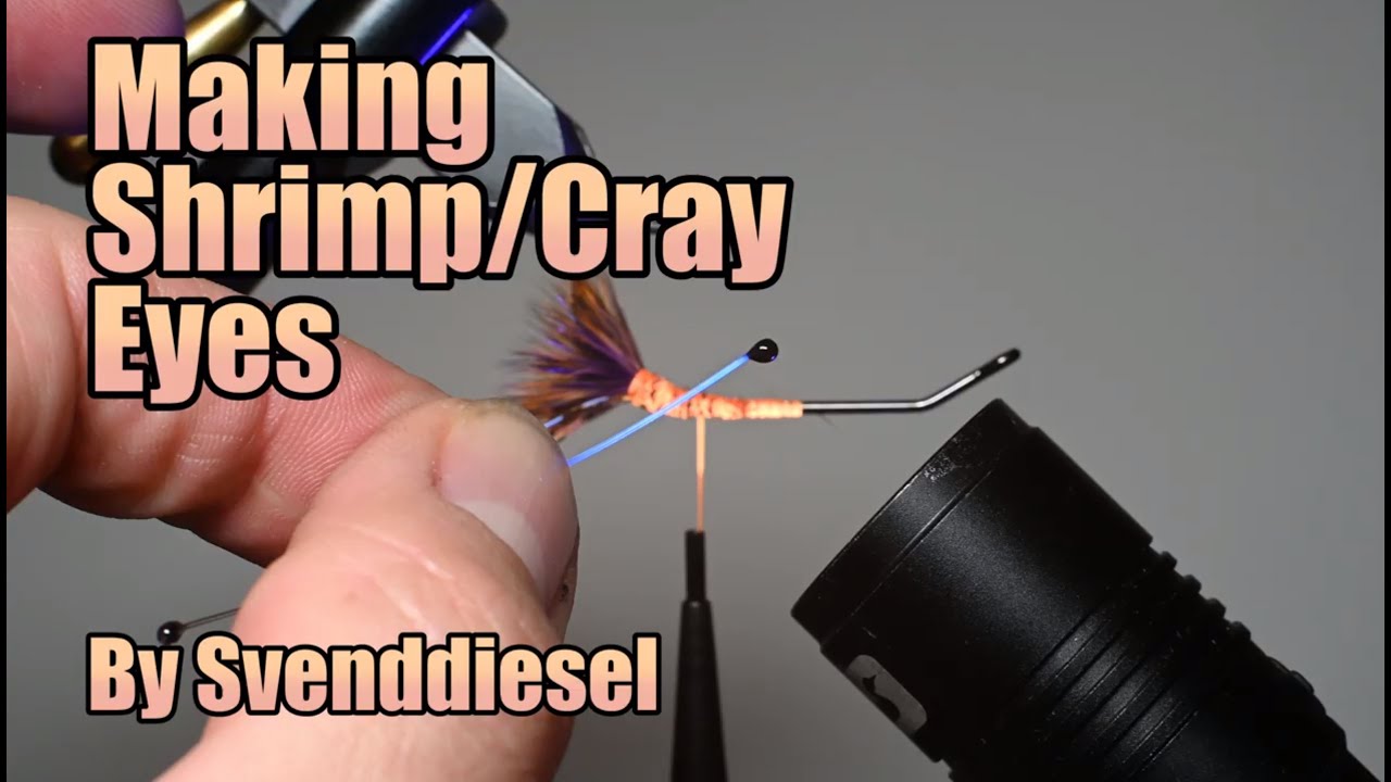 How to make Shrimp Or Crayfish Eyes For Fly Patterns by Svenddiesel