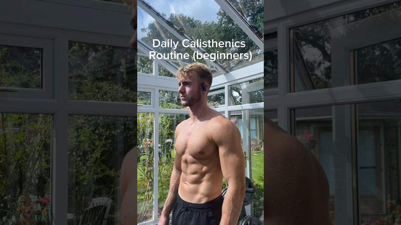 Daily Calisthenics Routine (beginners) #calisthenics