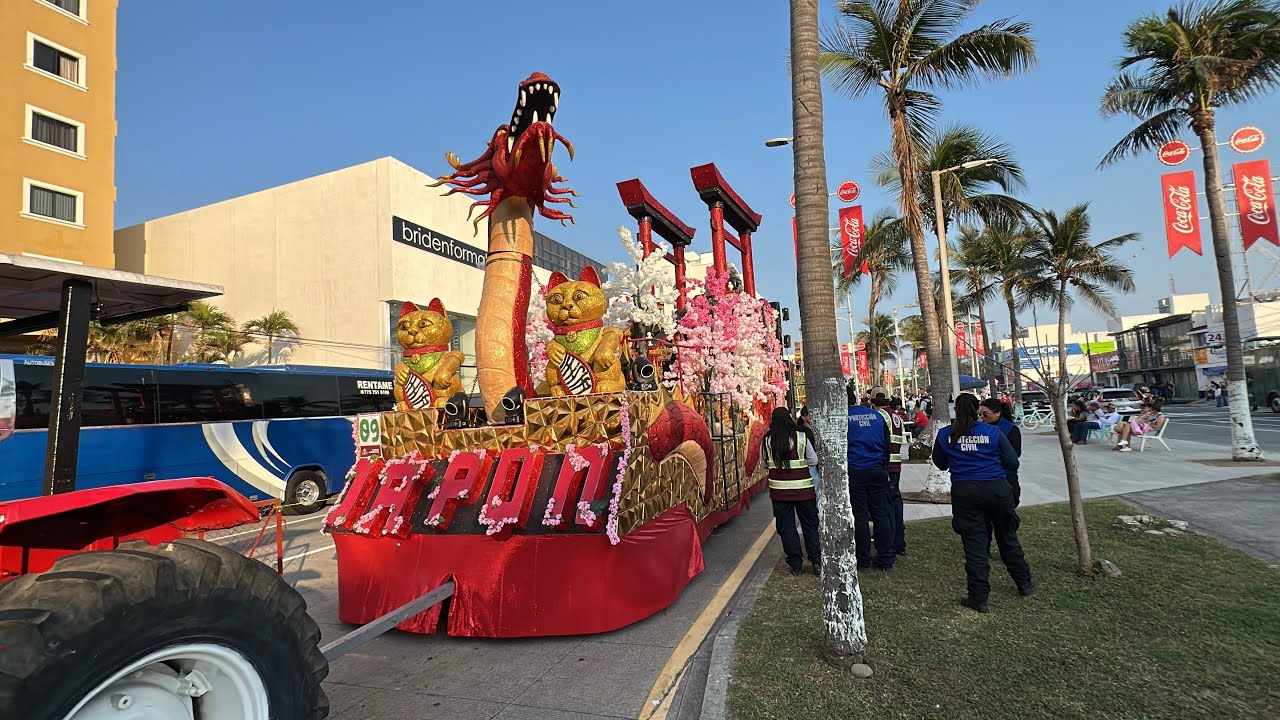 Dando inicio al Primer desfile del carnaval de Veracruz 2026
