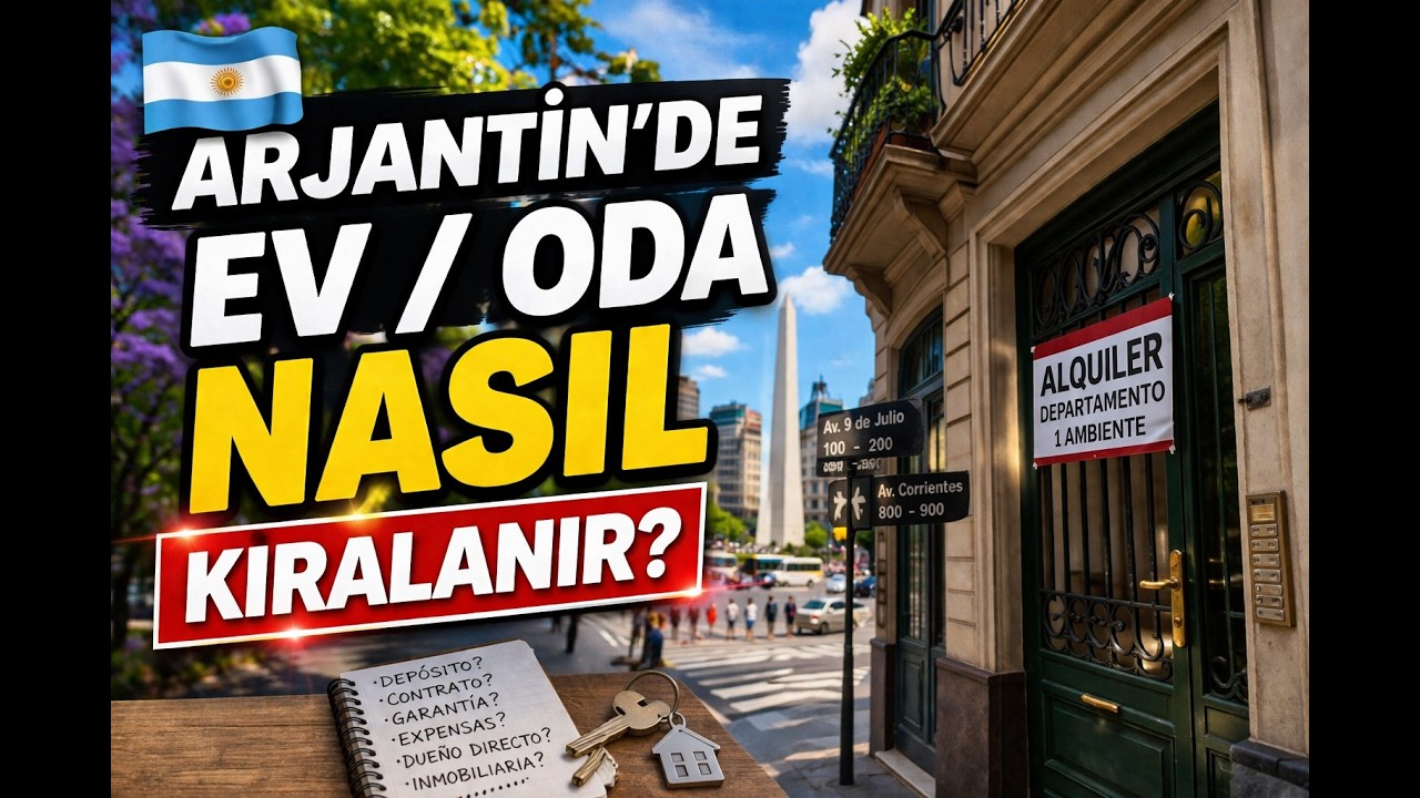 ARJANTİN’DE EV / ODA NASIL KİRALANIR?【4K】#arjantin #buenosaires #gidelimburalardan #ArjantinRehberi