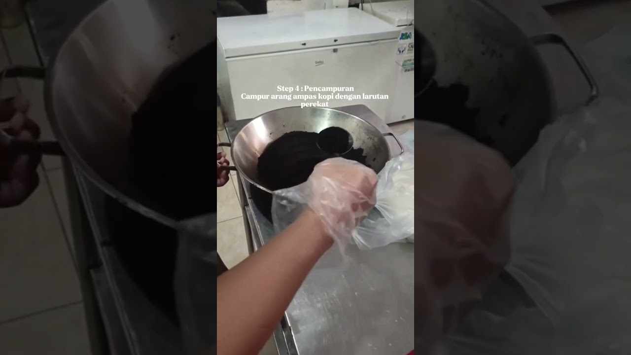 proses pembuatan briket ampas kopi