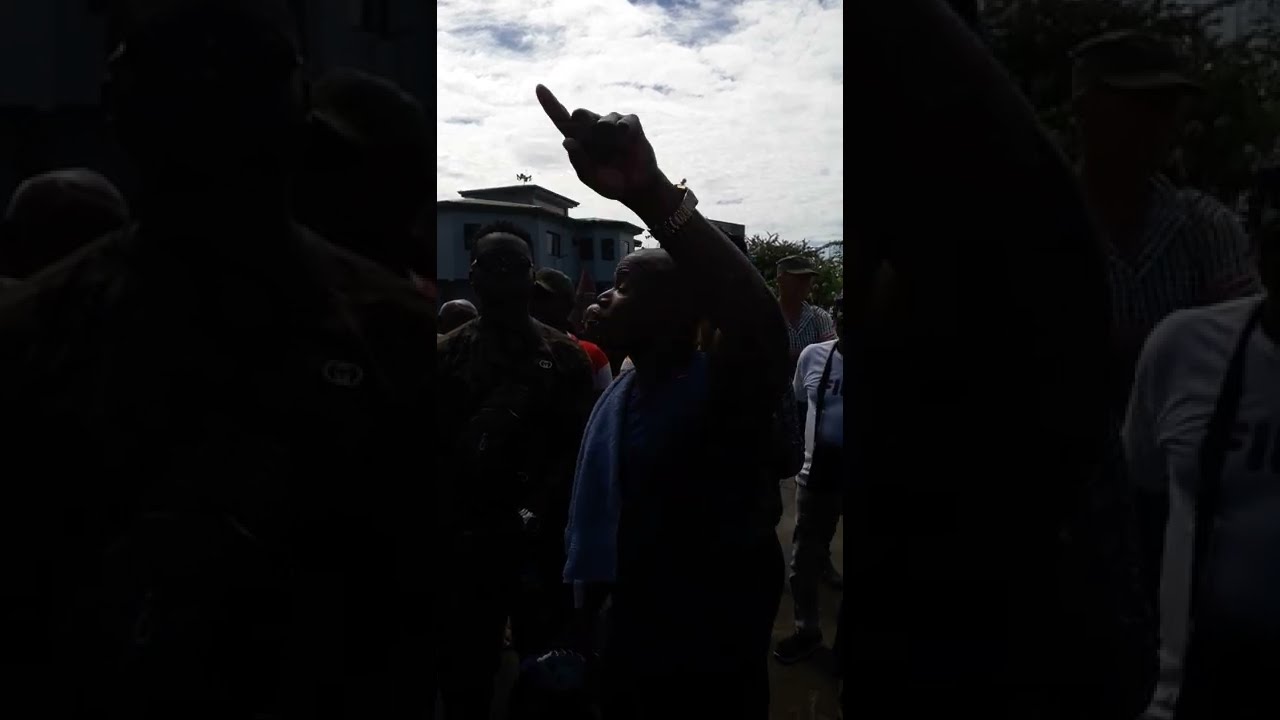 Demonstraties Suriname Havenlaan 20220719