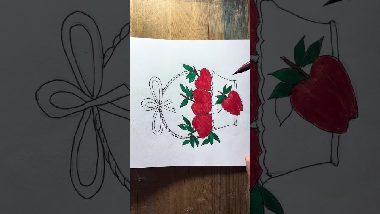 Color a Fruit Basket.