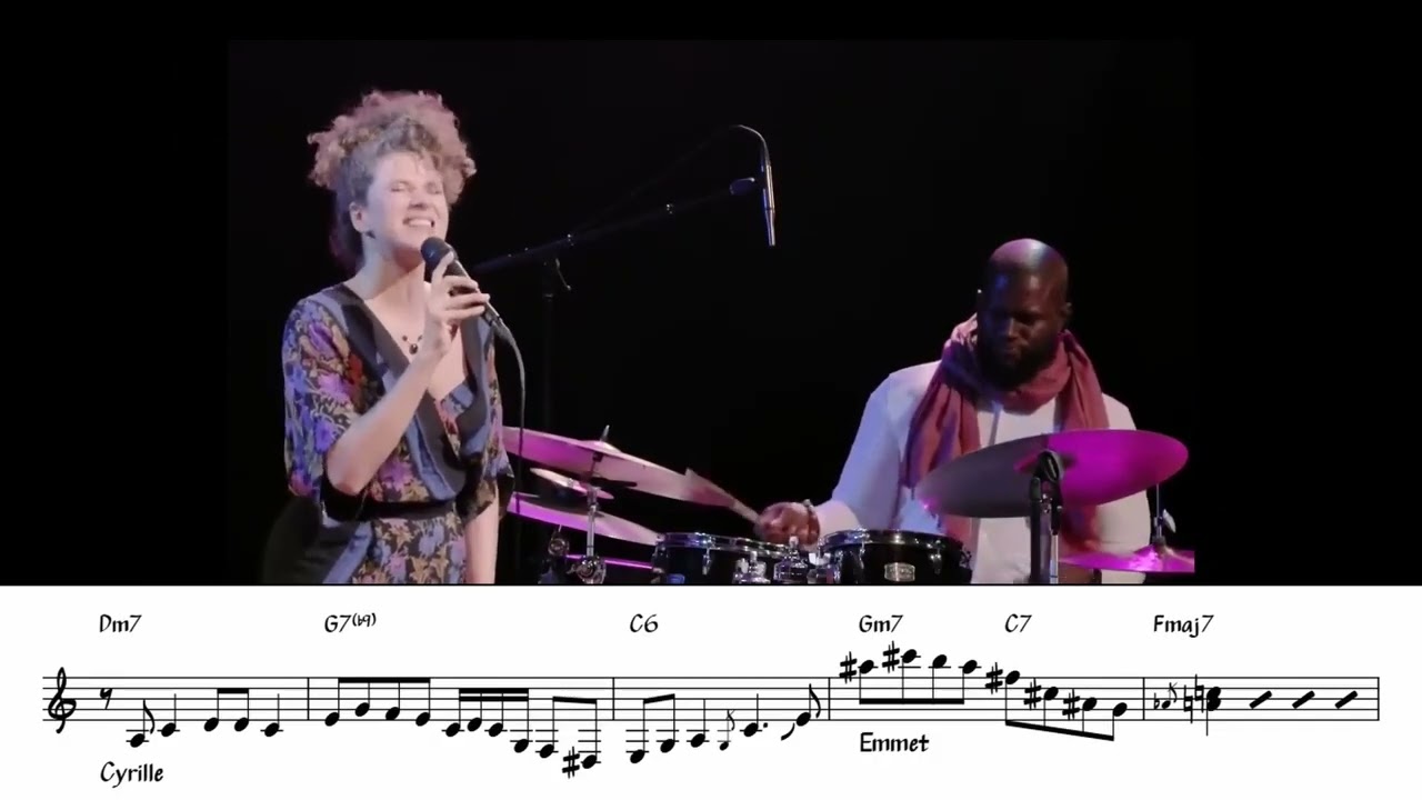 Emmet Cohen's response to Cyrille Aimée on 