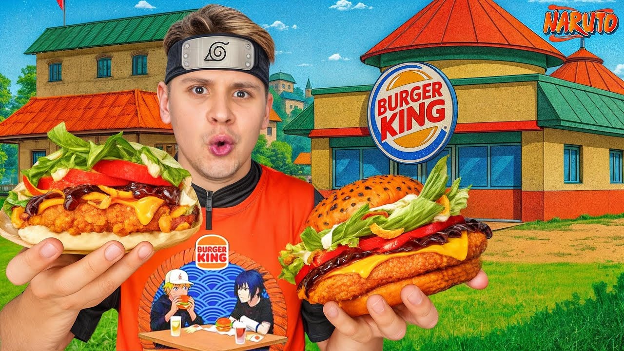 BURGER KING haut KNALLER RAUS! - NARUTO MENÜ BEI BK TESTEN