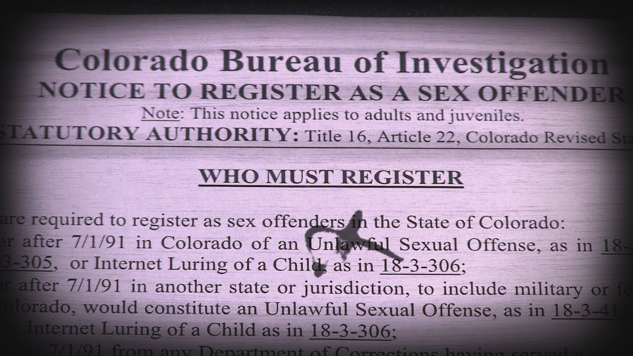 HOW IT WORKS: Sex Offender Registration