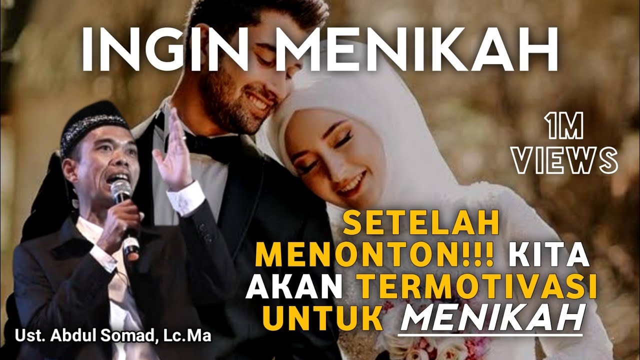 INGIN MENIKAH BELUM PUNYA UANG || RENUNGAN MUHASABAH DIRI || #USTADZABDULSOMAD