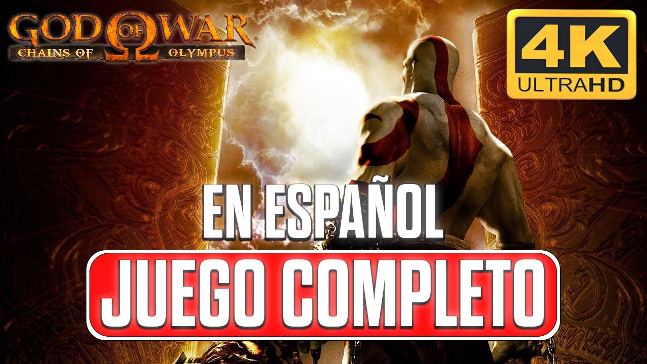 GOD OF WAR CHAINS OF OLYMPUS  (PS5) | Juego Completo Sin Comentarios 4K 60FPS