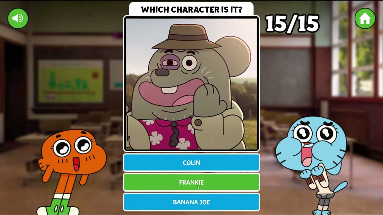 The Amazing World of Gumball - The Close-Ups Quiz