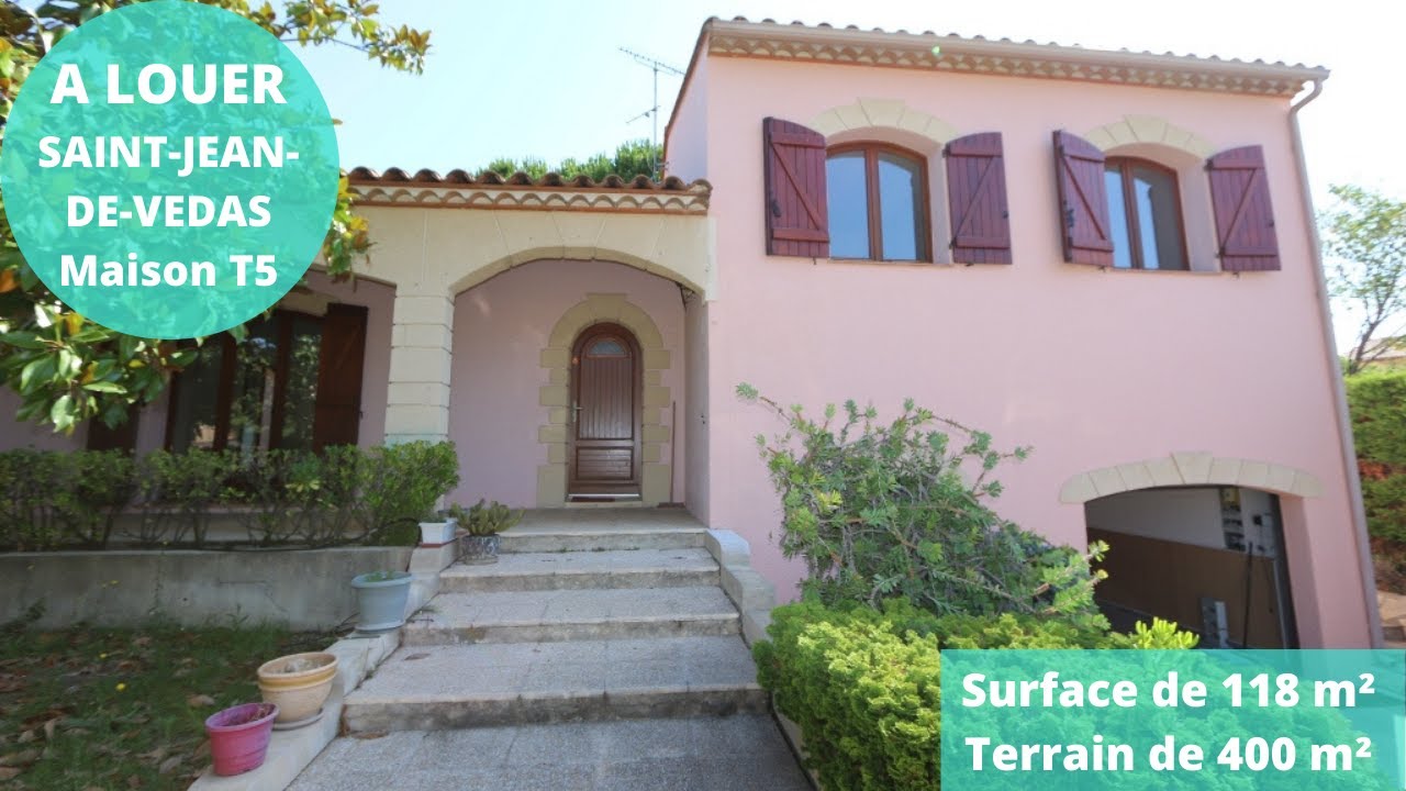 A louer - Saint-jean-de-Védas - Maison T5 de 118m² sur 400m² de terrain