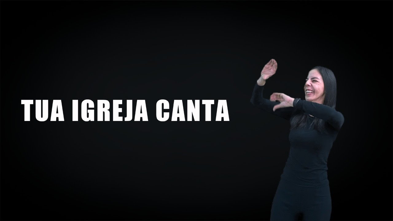 Tua igreja canta  - Israel Salazar #escolholibras