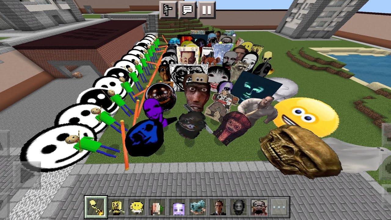 114 Nextbot Nico's Nextbots ADDON for Minecraft PE | Nico's Nextbots Jumpscare