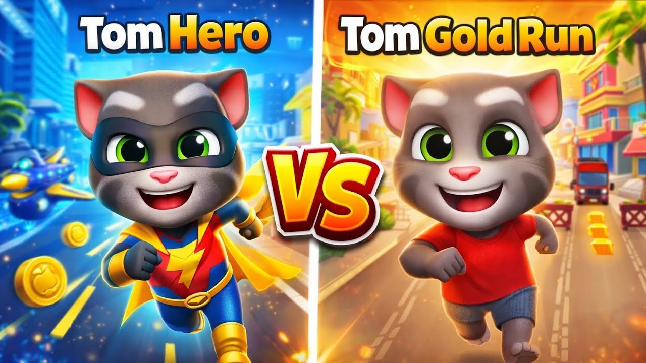 Tom Hero Dash 🆚 Tom Gold Run | Kaun Sa Game Best Hai? 😱
