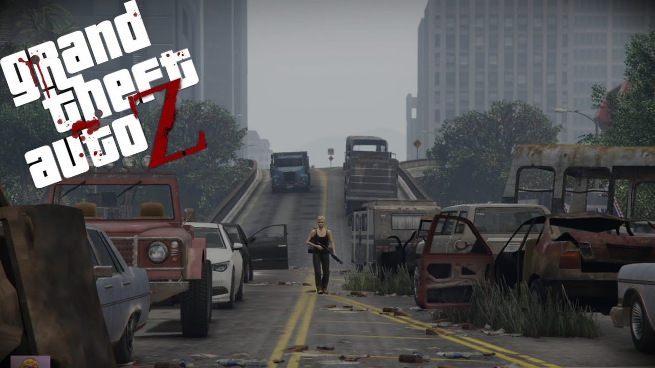 GTA 5 ZOMBIES: DESTRUIÇÃO NO CENTRO DE LOS ANGELES, PEGANDO MUITO AIDROP, #ep4