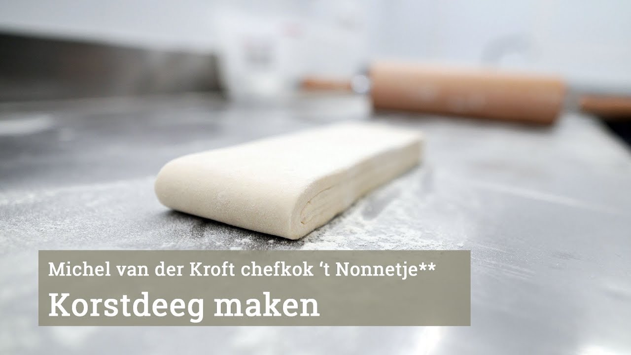 Korstdeeg maken met Michel van der Kroft
