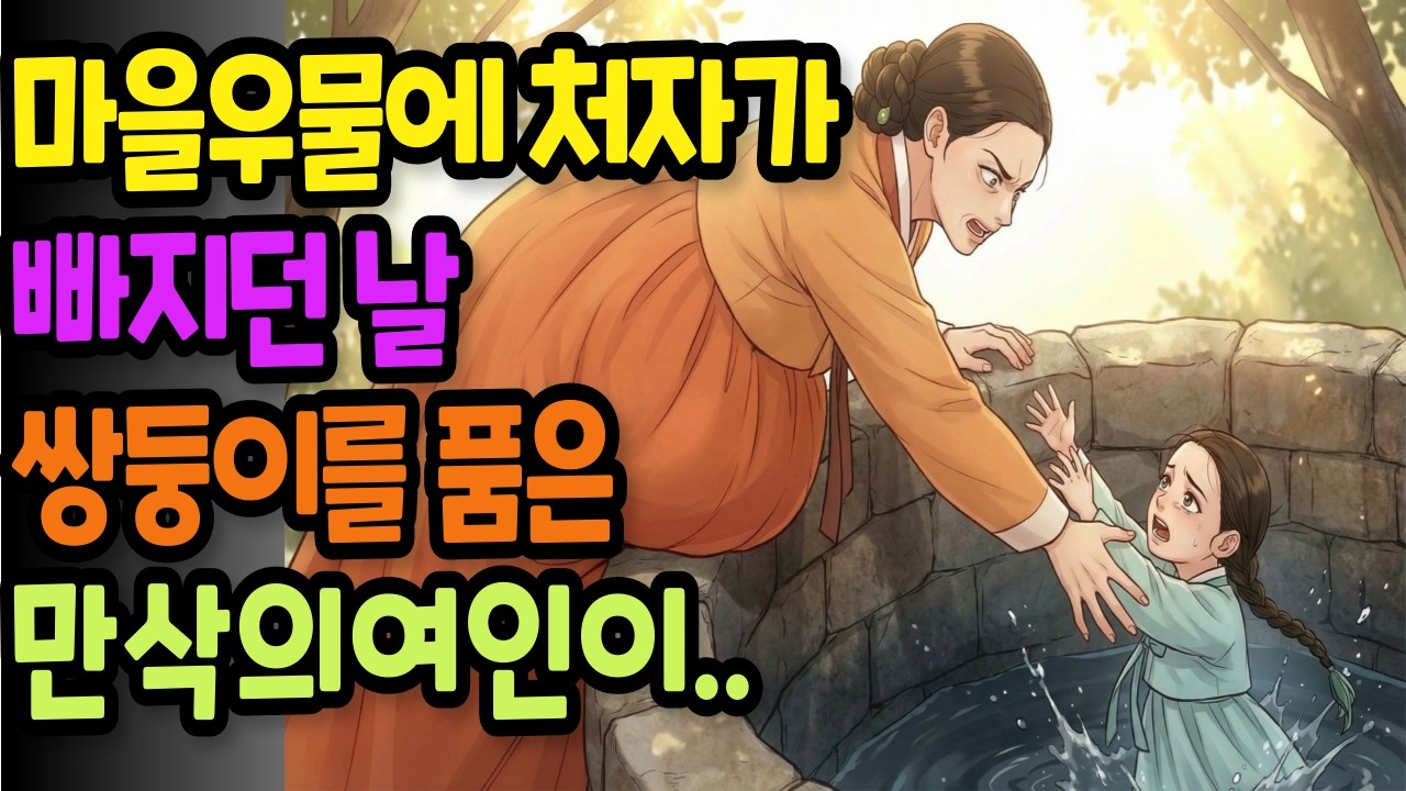 마을 우물에 처자가 빠지던 날, 쌍둥이를 품은 만삭의 여인이 달려간 까닭 | 야담, 민담, 설화, 전설, 옛날이야기, 오디오북, 수면동화