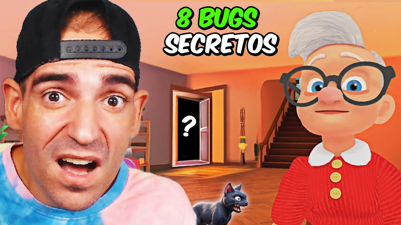 Exploré 8 BUGS del JUEGO del GATO y la ABUELA !! - Cat From Hell