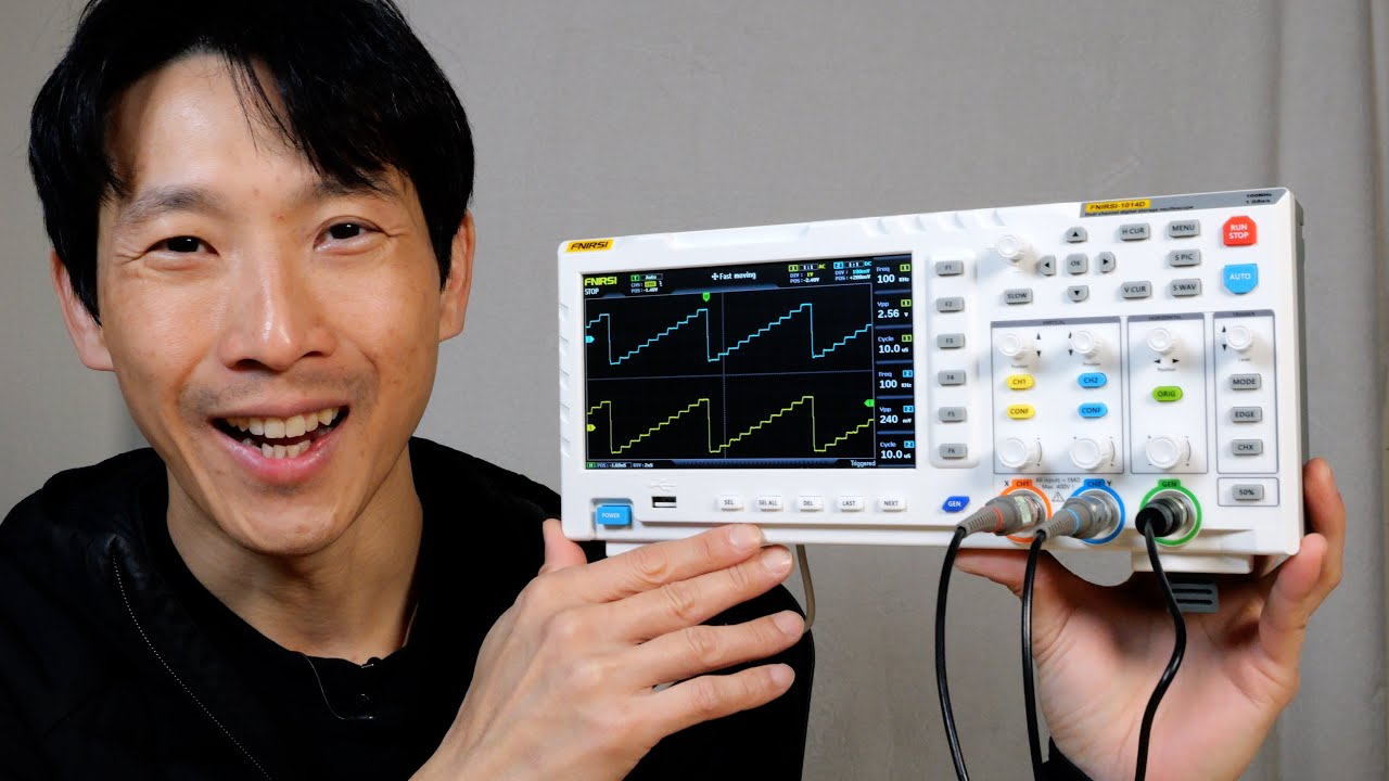 $154 Oscilloscope from FNIRSI [1014D 100Mhz 2 Channels]