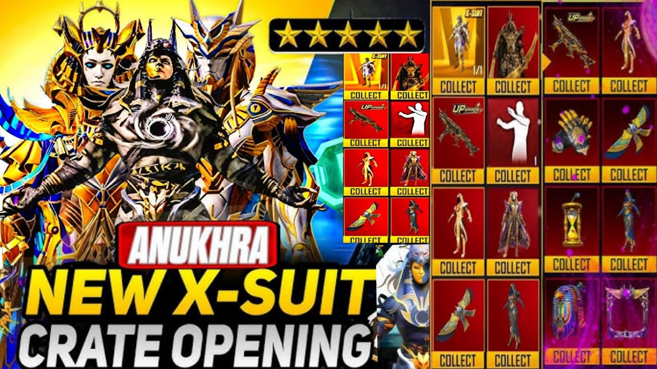 🔥3000 UC ANUKHRA X SUIT || LUCKIEST CREATE OPENING || GOLDEN PHARAOH AND UMP45 BEST CRATE OPENING 😱