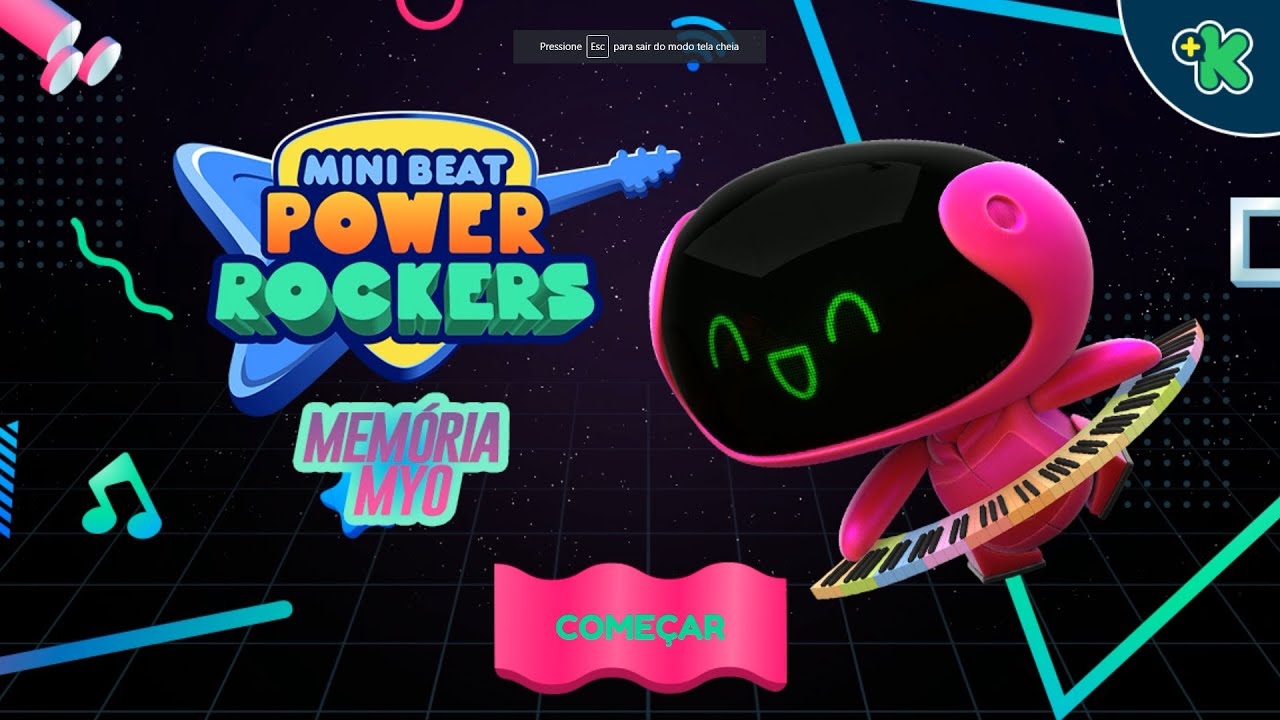 MINI BEAT POWER ROCKERS. Jogos infantis educativos.