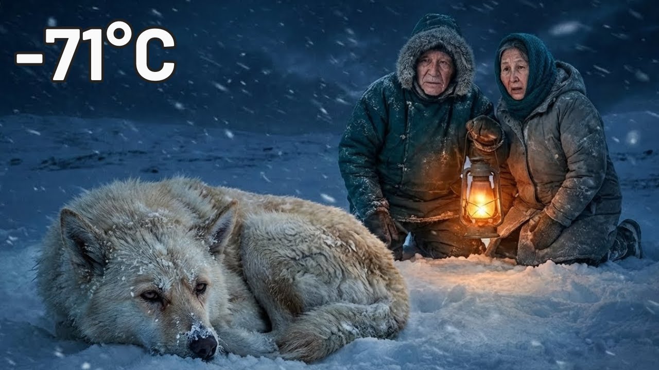 An Elderly Couple Rescues a Frozen Dog During a –71°C Siberian Blizzard
