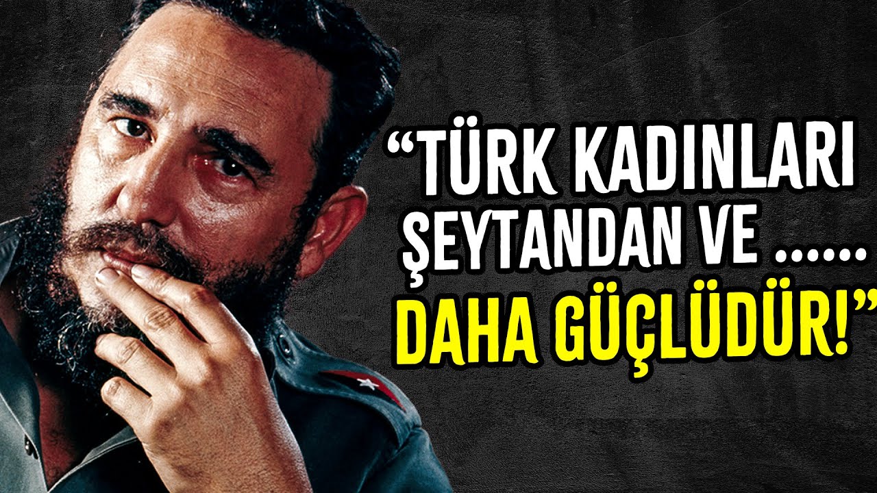 Fidel Castro’dan Ufkunuzu Açacak Şok Edici Sözler! Hayat Değiştiren Alıntılar