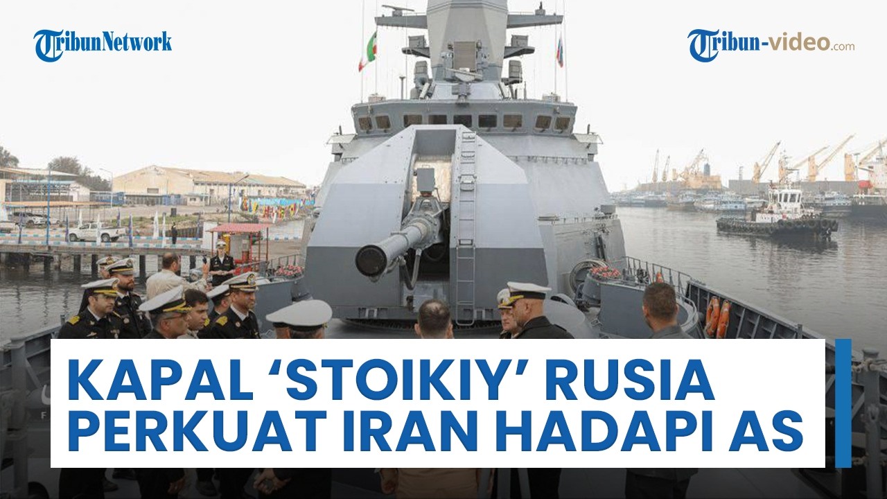 Kapal Induk Helikopter 'Stoikiy' Rusia Perkuat Iran Hadapi Agresi AS, Tiba di Pangkalan Bandar Abbas