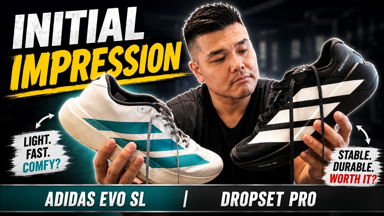 Adidas AdiZero EVO SL vs DROPSET Pro #adidas #evosl #hyrox #running