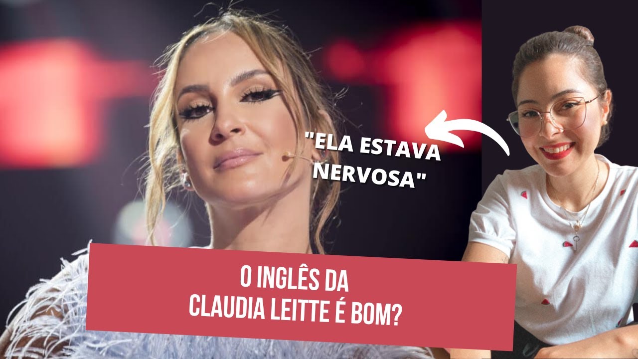 REACT - INGLÊS da CLÁUDIA LEITTE