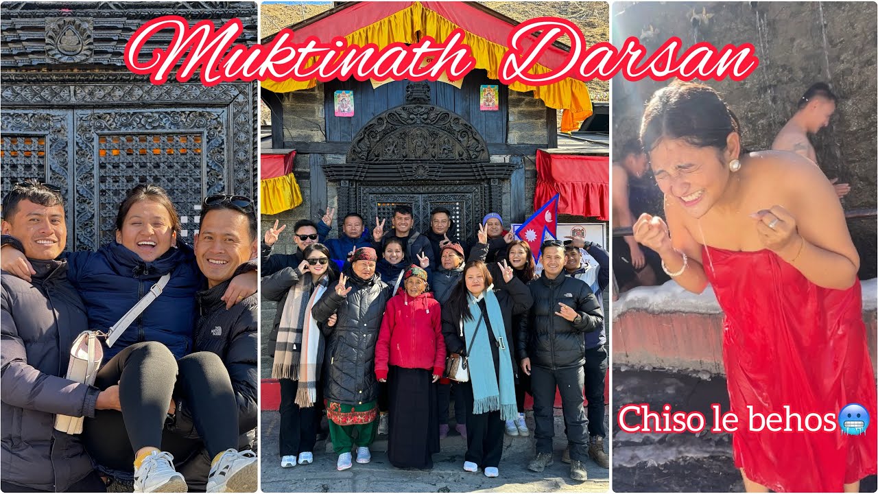 MUKTINATH KO CHISO LE JHANDAI BEHOS🥶~ Mustang Vlog ~ PART-1 || it’s me Muskan ||