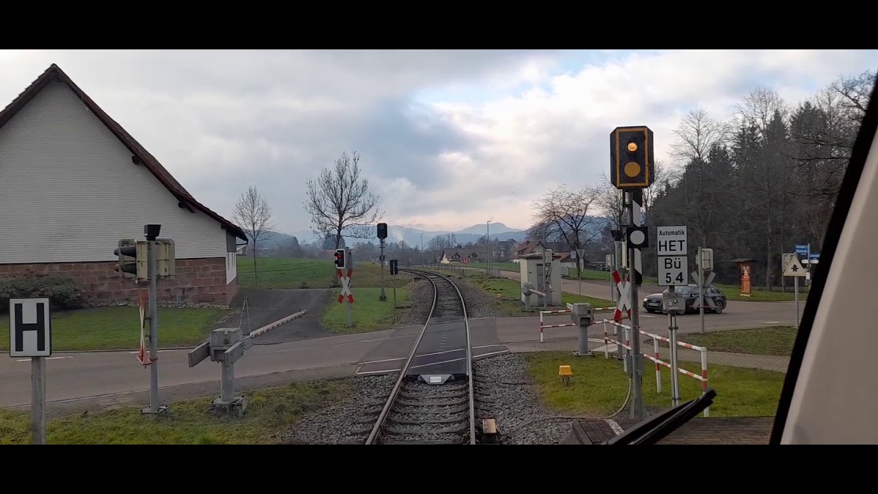--Specialvideo- Führerstandsmitfahrt auf der Harmersbachtalbahn von Oberharmersbach➡️Biberach(Baden)