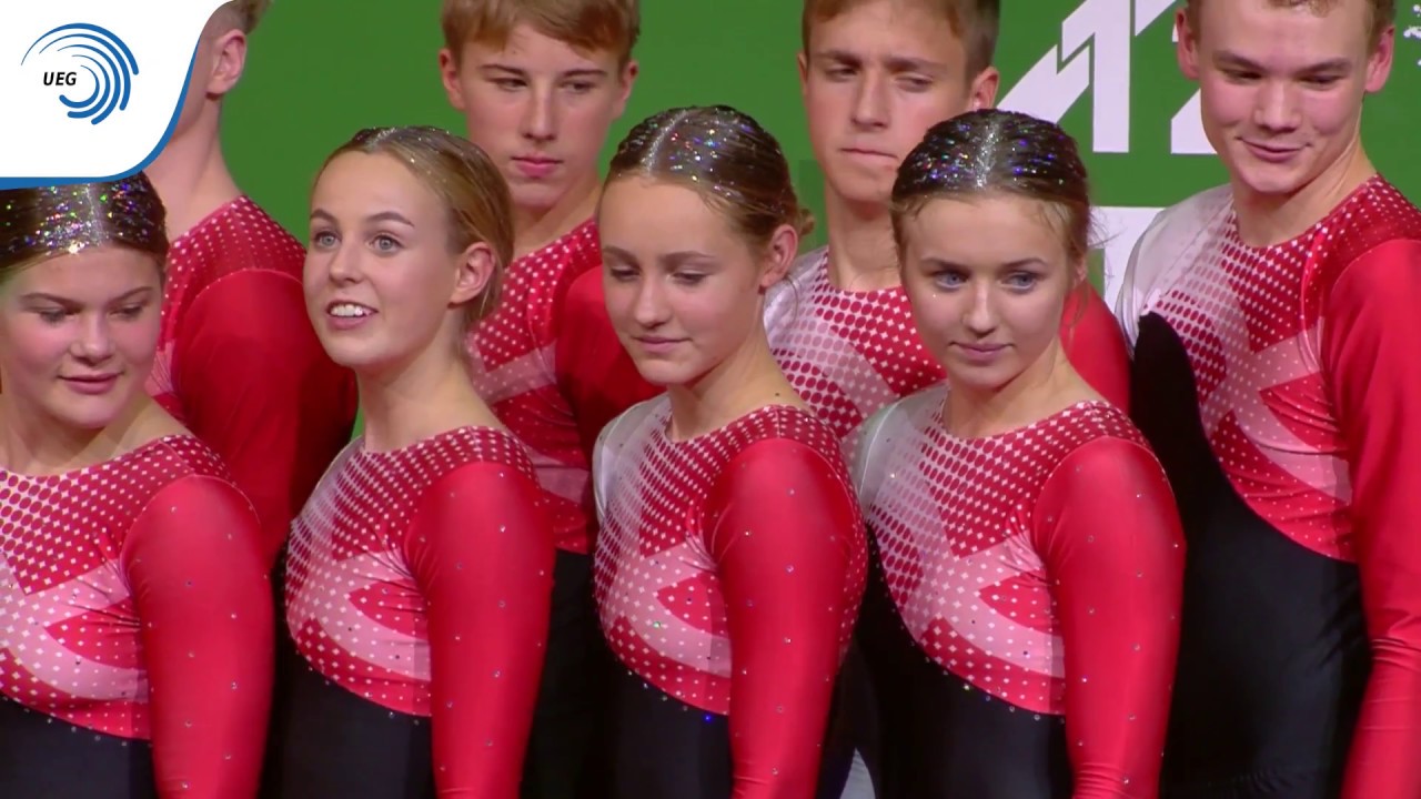 Denmark - 2018 TeamGym European Champions, junior mixed team