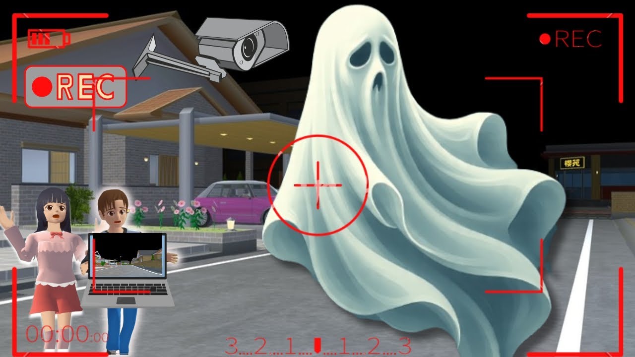 YUTA MIO PANIK CCTV MEREKAM HANTU CASPER MEMBUNUH MEREKA #sakuraschoolsimulator #horrorstories