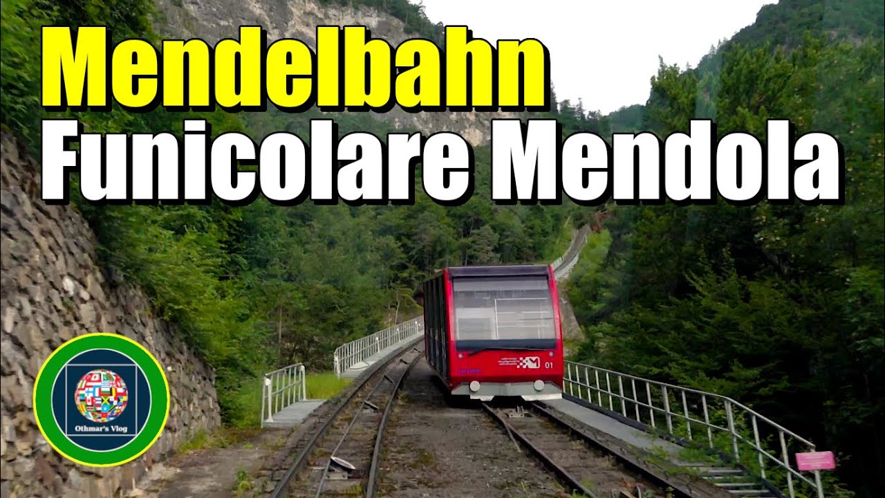 🚞 Bergauf mit der Mendelbahn | In salita con la funicolare della Mendola | Mendel Funicular uphill